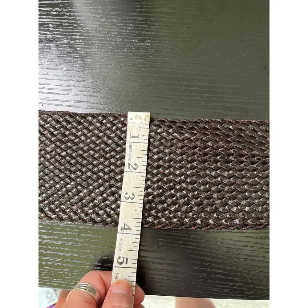 Vintage 80's Style Braided Wide Avant Garde Belt